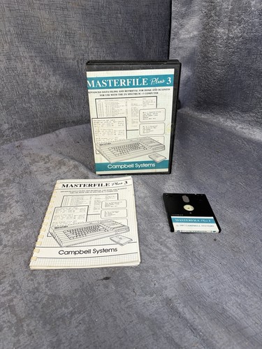 Spectrum masterfile plus - spectrum, +3